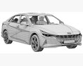 Hyundai Elantra 2021 3D-Modell