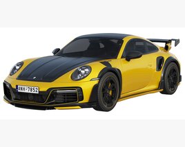 Porsche 911 TECHART GTstreet R 2022 3D model