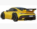 Porsche 911 TECHART GTstreet R 2022 3D модель wire render