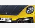 Porsche 911 TECHART GTstreet R 2022 3D-Modell Seitenansicht