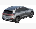Volkswagen ID6 X 2022 3D-Modell Draufsicht