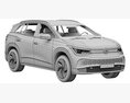 Volkswagen ID6 X 2022 3Dモデル seats