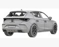 Cupra Leon 5 door 2021 3D-Modell seats