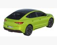 Skoda Enyaq Coupe RS IV 3D 모델  top view