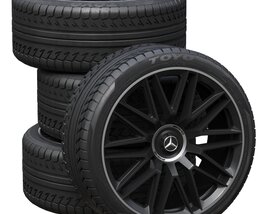 Mercedes Tires 7 3D 모델 