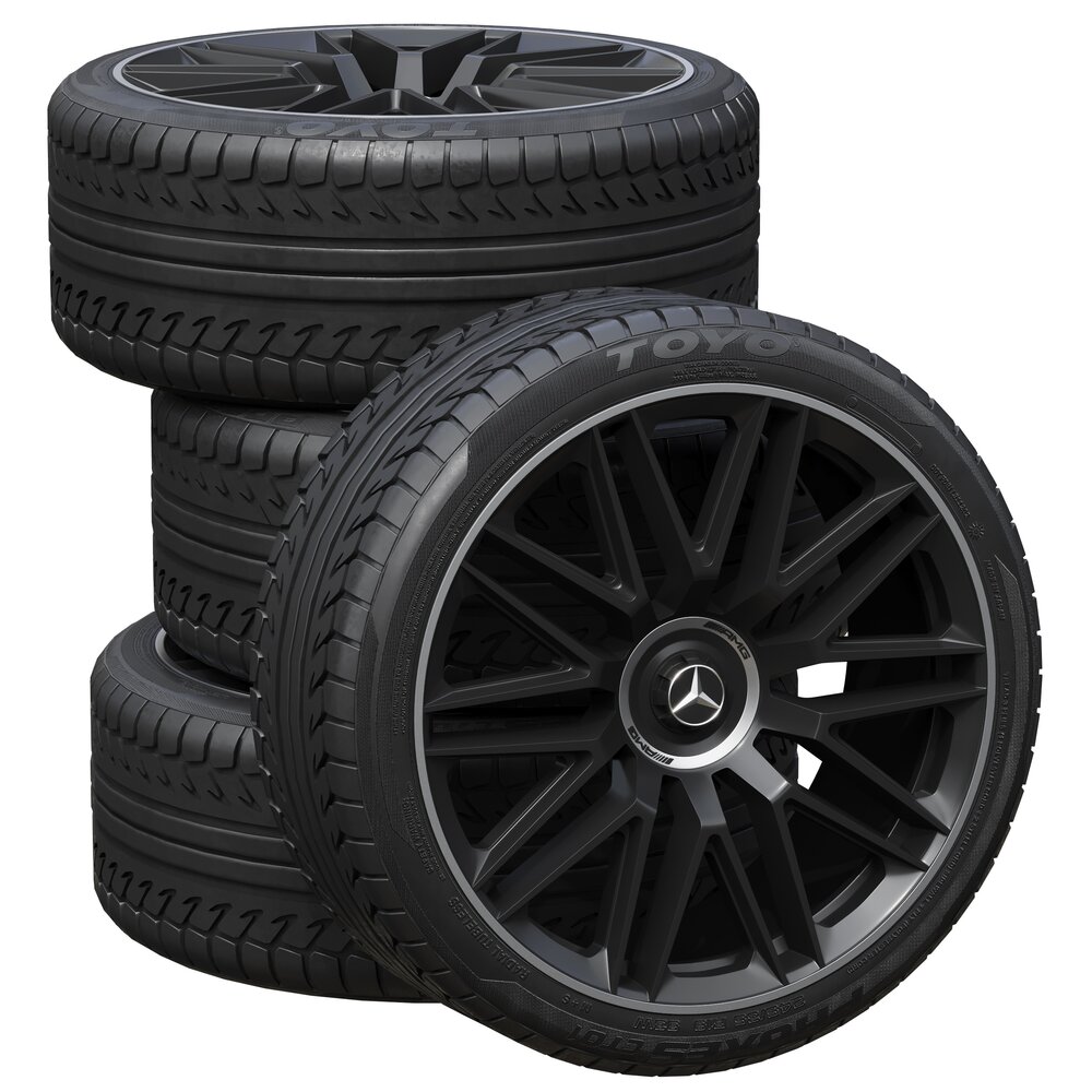 Mercedes Tires 7 3D-Modell