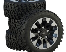 Land Rover Defender Tires 3D-Modell