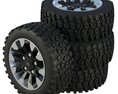 Land Rover Defender Tires Modello 3D