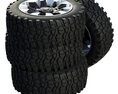 Land Rover Defender Tires Modello 3D
