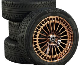 Mercedes Tires 4 3Dモデル