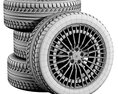 Mercedes Tires 4 3D модель