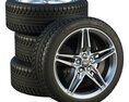 Ford Mustang GT Wheels 3D 모델 