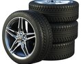 Ford Mustang GT Wheels 3D 모델 