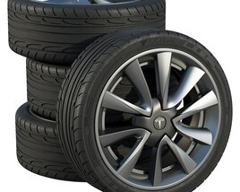 Tesla Tire 3Dモデル