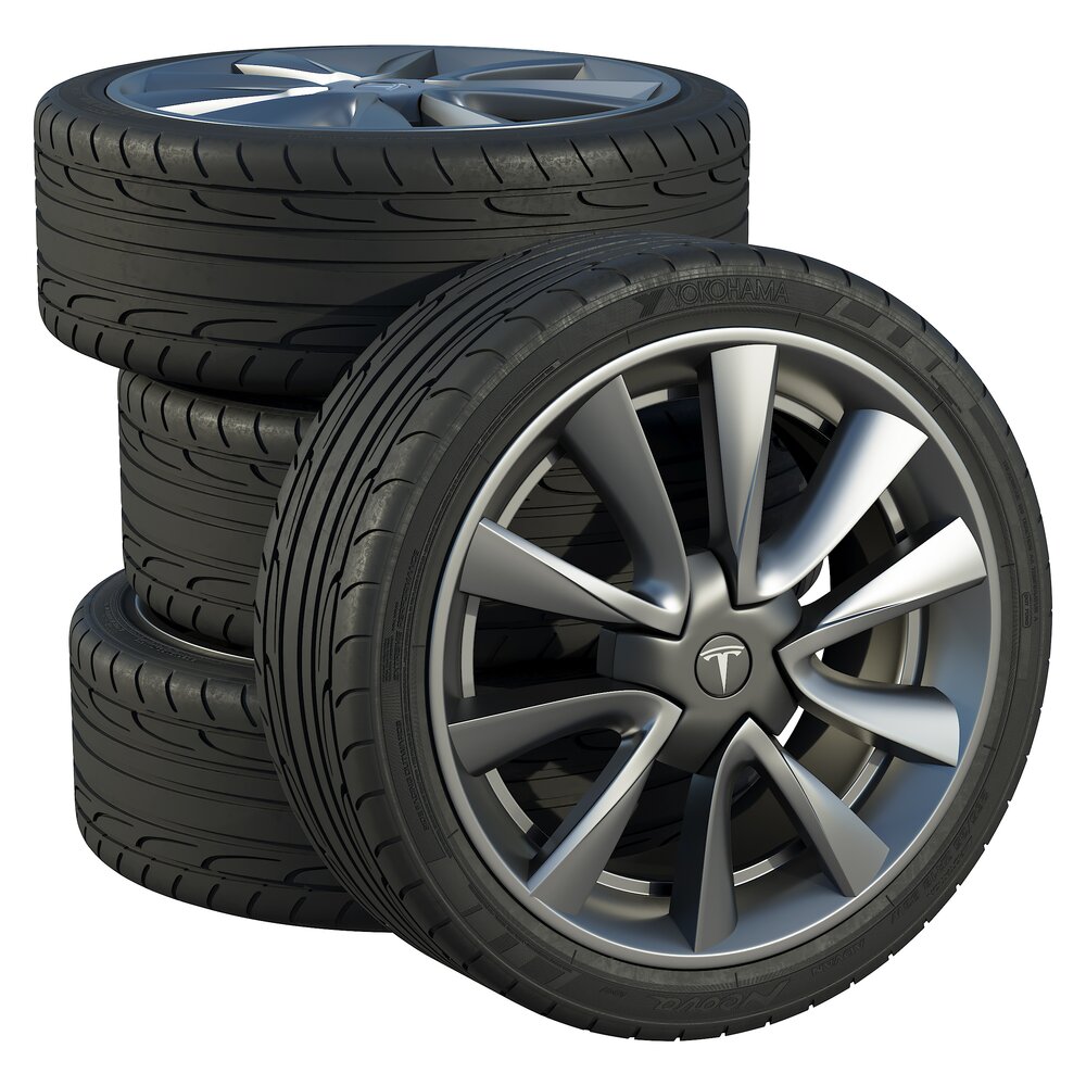 Tesla Tire 3D-Modell