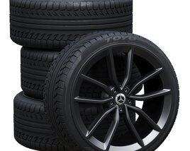Mercedes Tires 5 3D 모델 