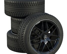 Mercedes Tires 2 3D 모델 