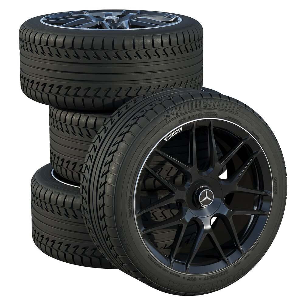 Mercedes Tires 2 3Dモデル