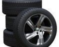 Land Rover Tires Modèle 3d