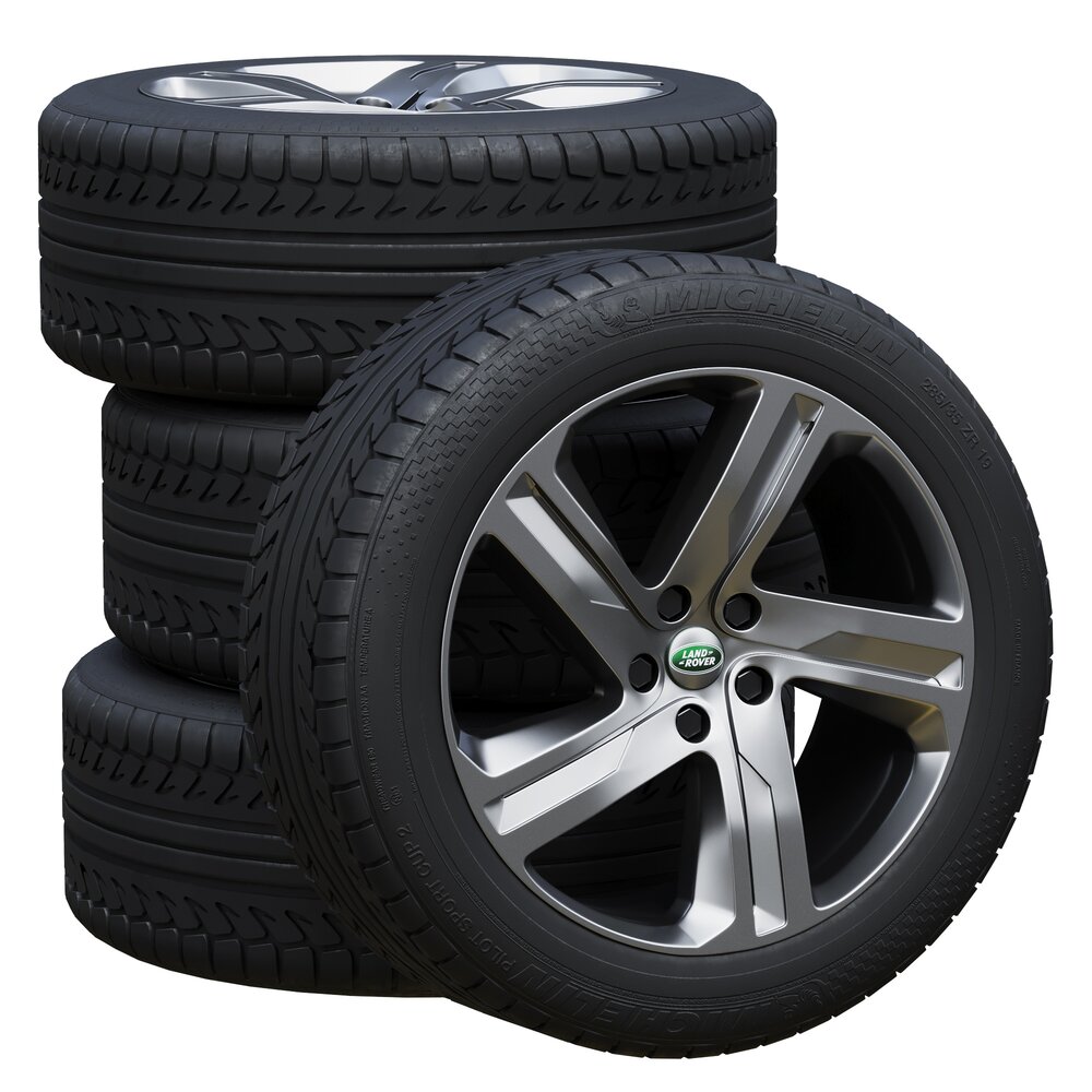 Land Rover Tires Modelo 3d