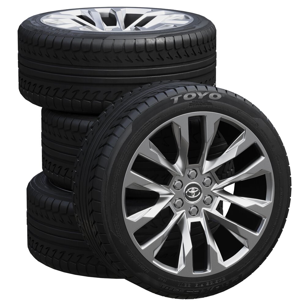 Toyota Tires 3Dモデル