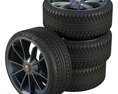 Porsche Wheels 02 3Dモデル