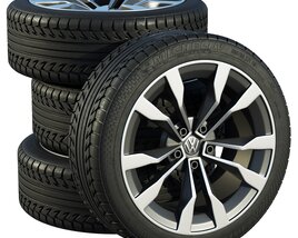 Volkswagen Wheels 3D-Modell