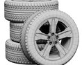 Dacia Tires 3D 모델 