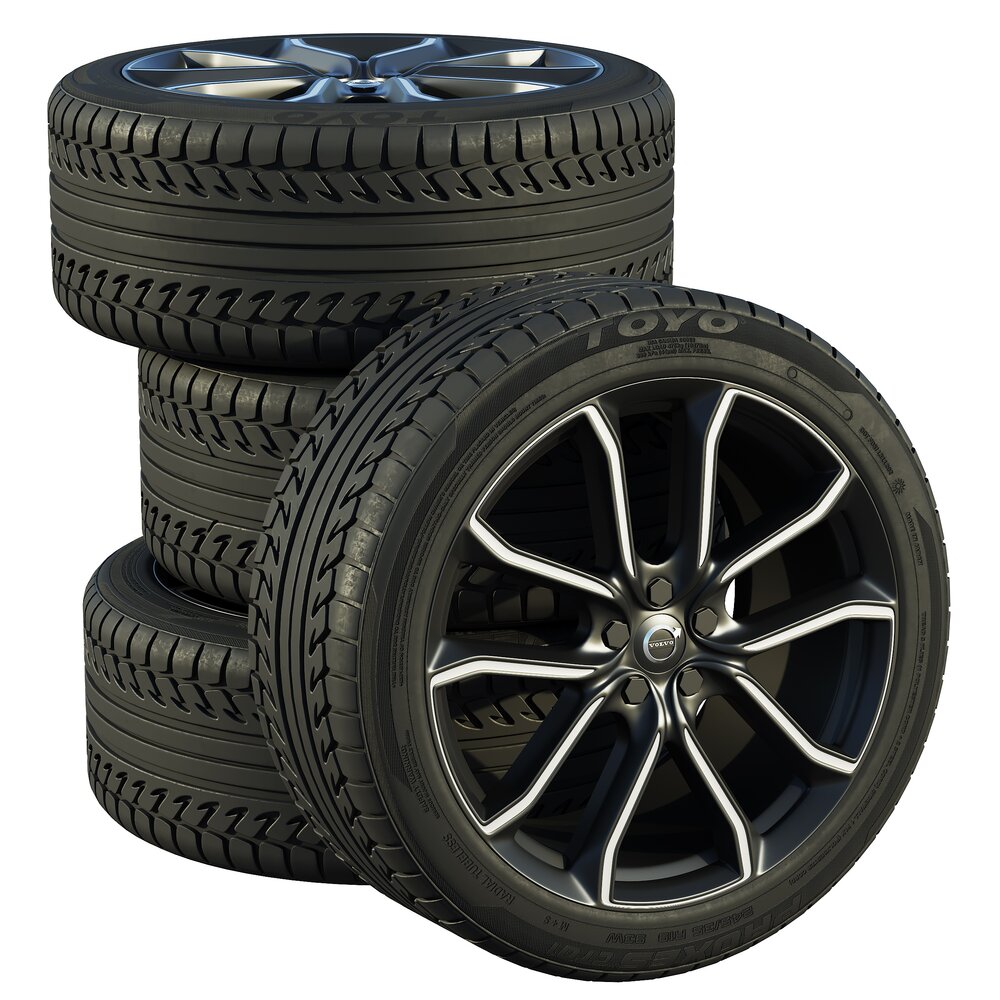 Volvo Wheels 3D模型