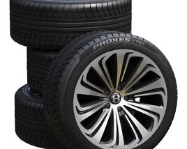 Bentley Tires 3D 모델 