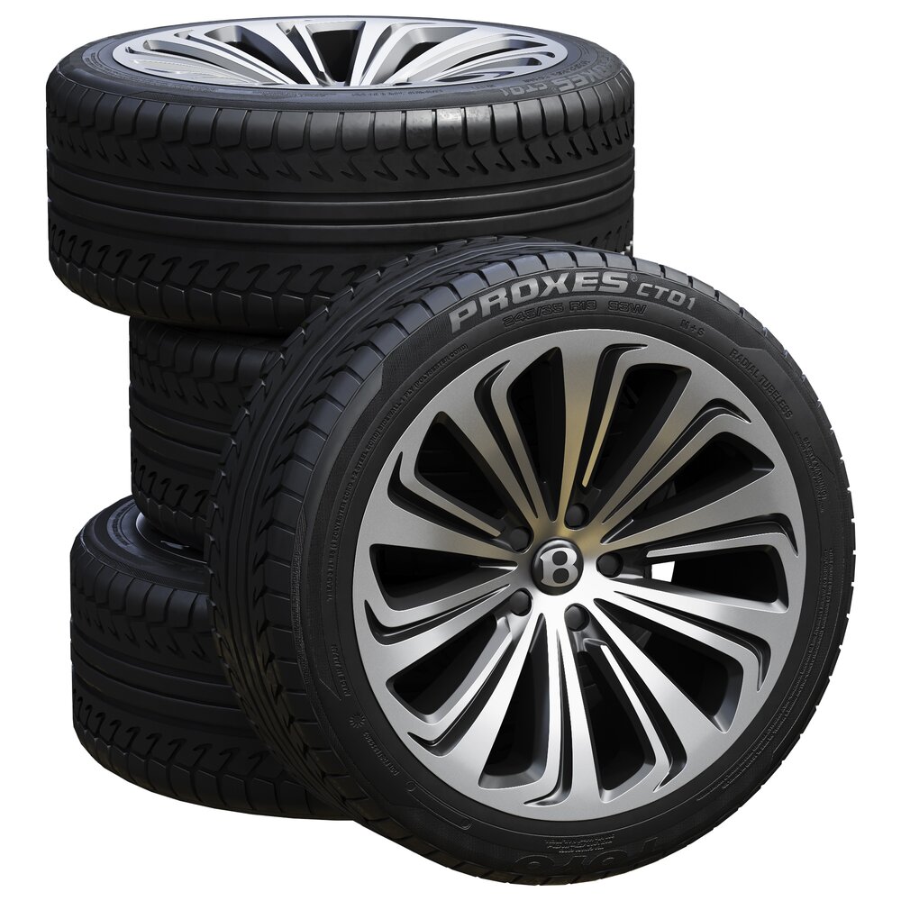 Bentley Tires 3D-Modell