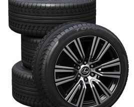 Lexus Tires 3D模型