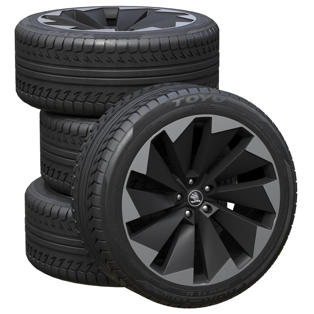 Skoda Tires Modello 3D
