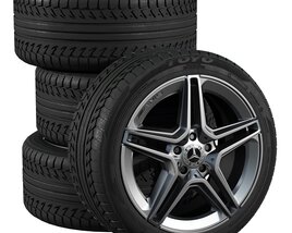 Mercedes Tires 3 Modelo 3D