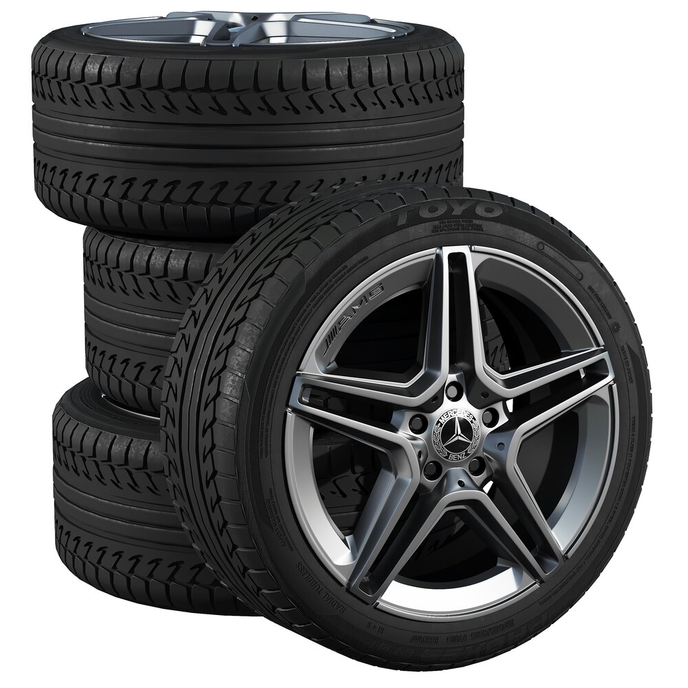 Mercedes Tires 3 3D 모델 