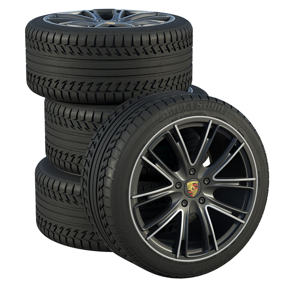 Porsche Wheels 04 3Dモデル