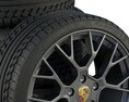 Porsche wheels Modello 3D