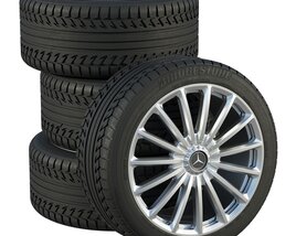Mercedes Tires Modèle 3D