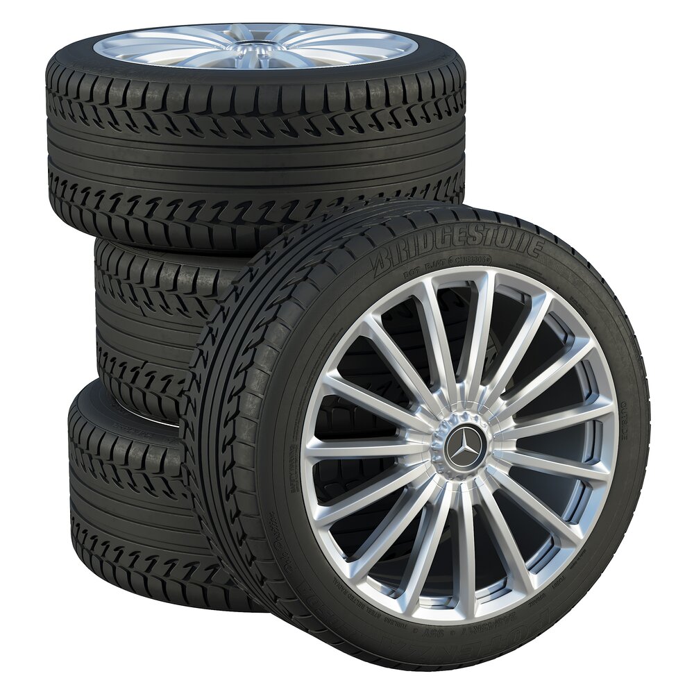 Mercedes Tires 3Dモデル