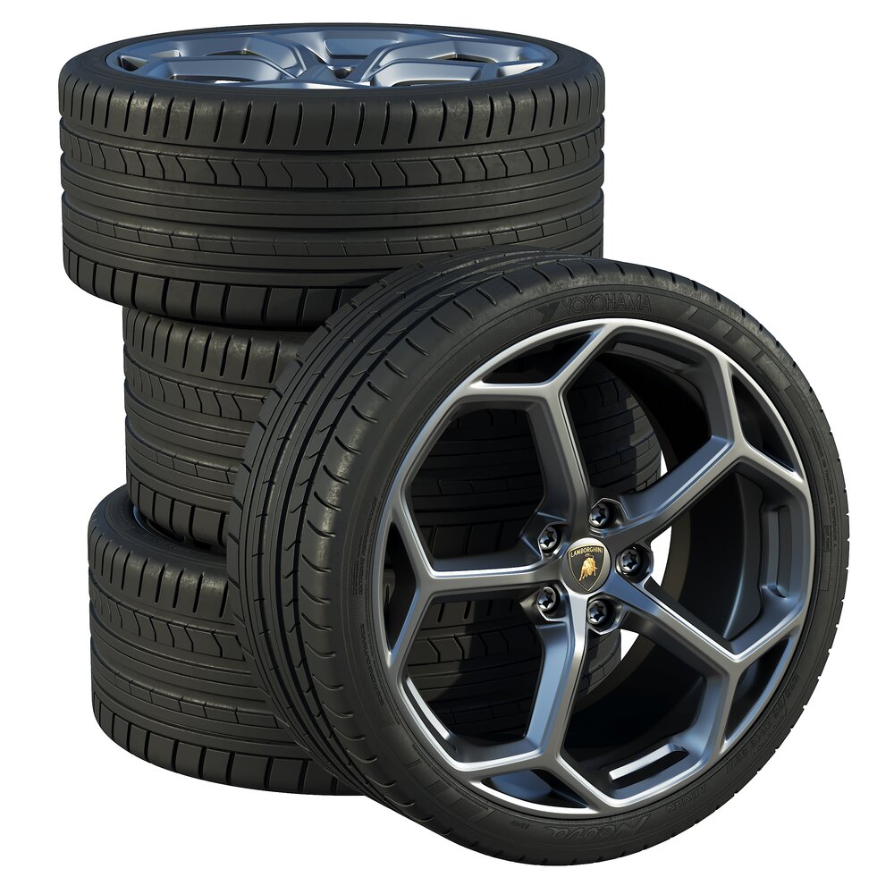 Lamborghini Tires 3D модель