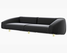 Baxter Fold Sofa 3D-Modell