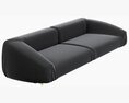 Baxter Fold Sofa Modèle 3d