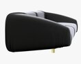 Baxter Fold Sofa Modelo 3d