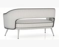 Brabbu STOLA 2 SEAT SOFA 3Dモデル