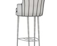Brabbu Plum Bar Chair 3D 모델 
