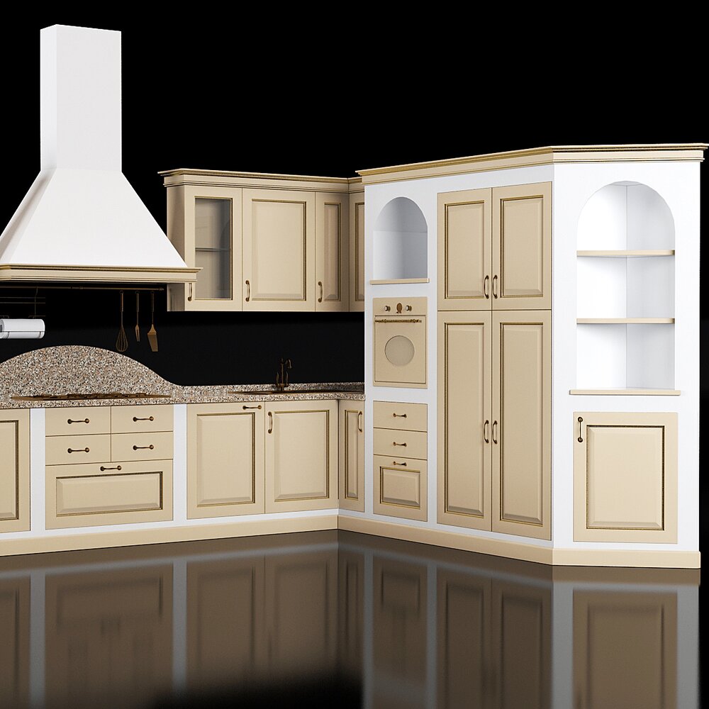 Classic Kitchen 3D модель