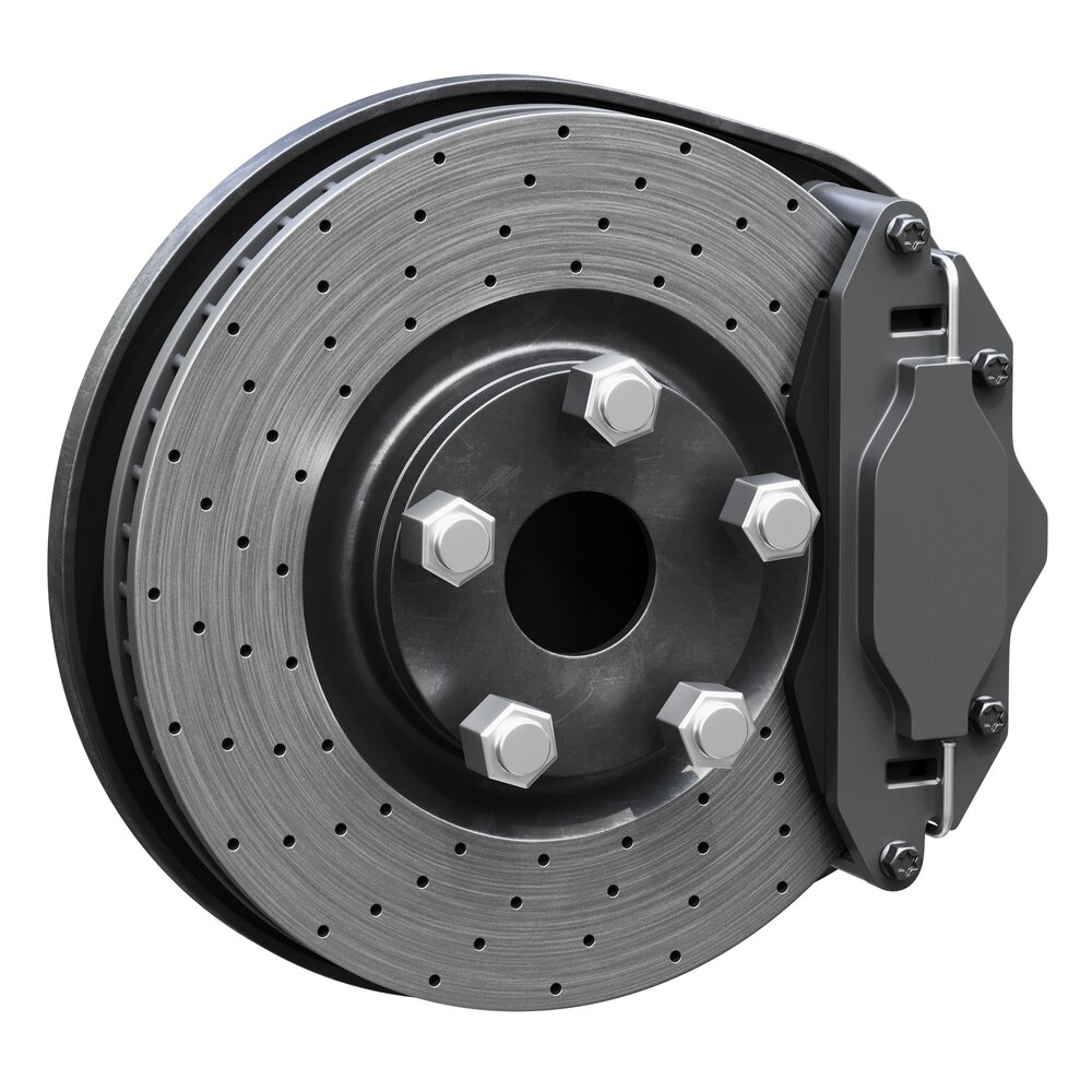 Car braking system for sport cars 3Dモデル