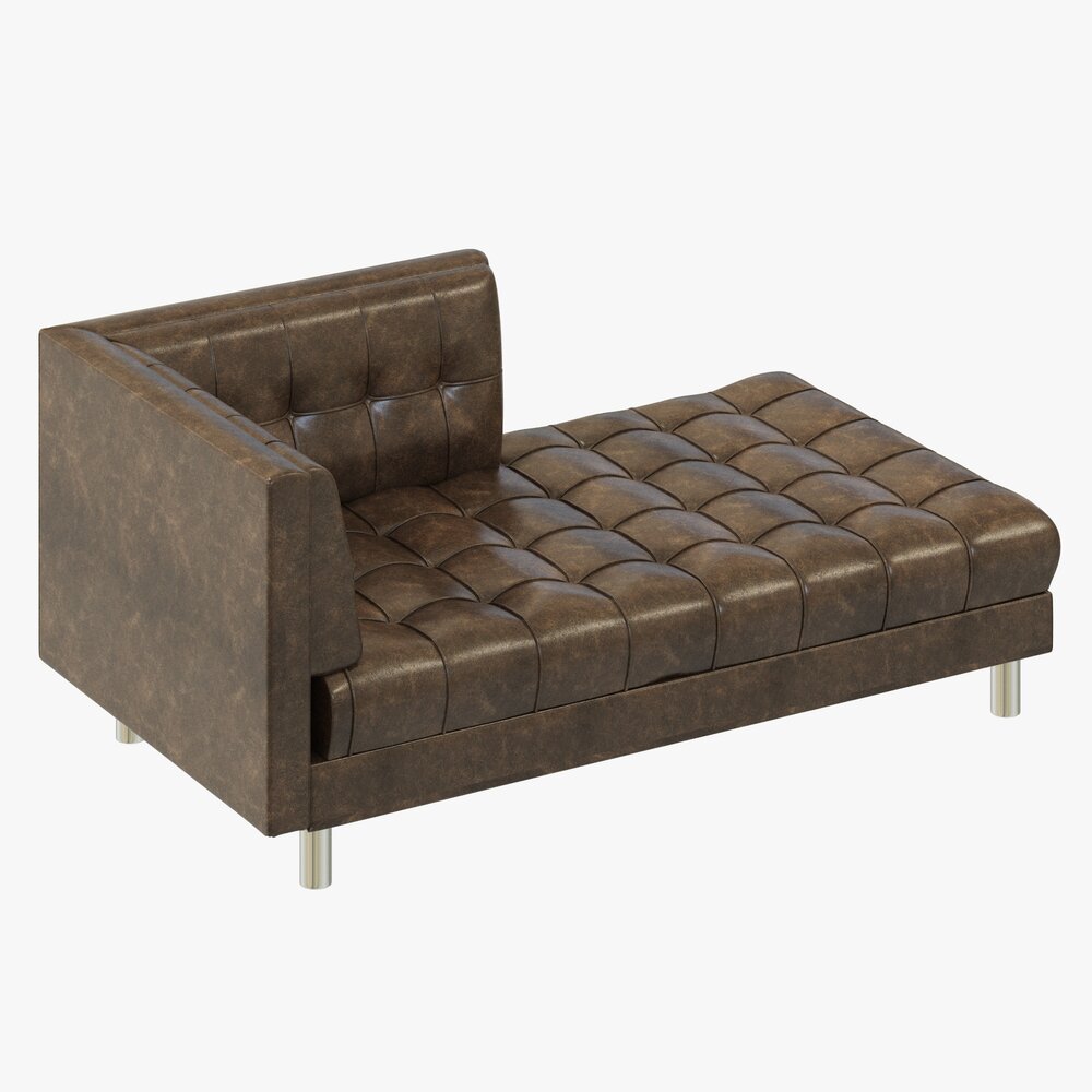 Bernhardt Dunhill Right Arm Chaise 3Dモデル