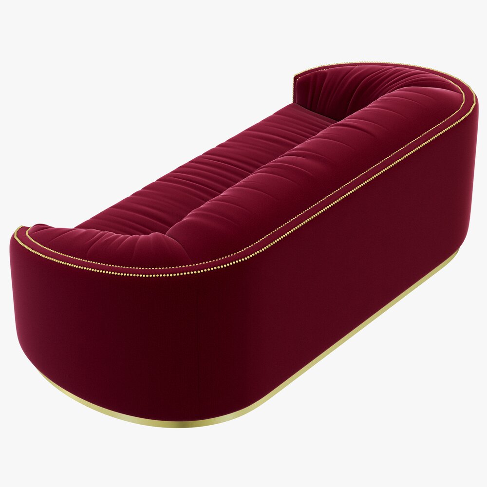 Brabbu Wales Sofa 3D 모델 