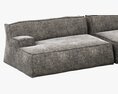 Baxter Damasco Sofa 3D 모델 